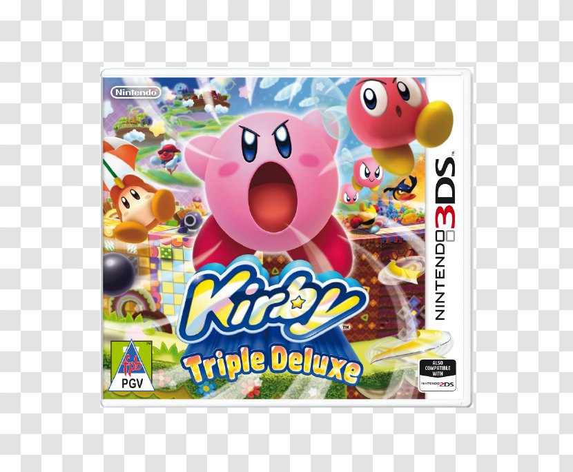 Kirby: Triple Deluxe Kirby's Dream Land Return To Adventure PlayStation - Video Game - Playstation Transparent PNG