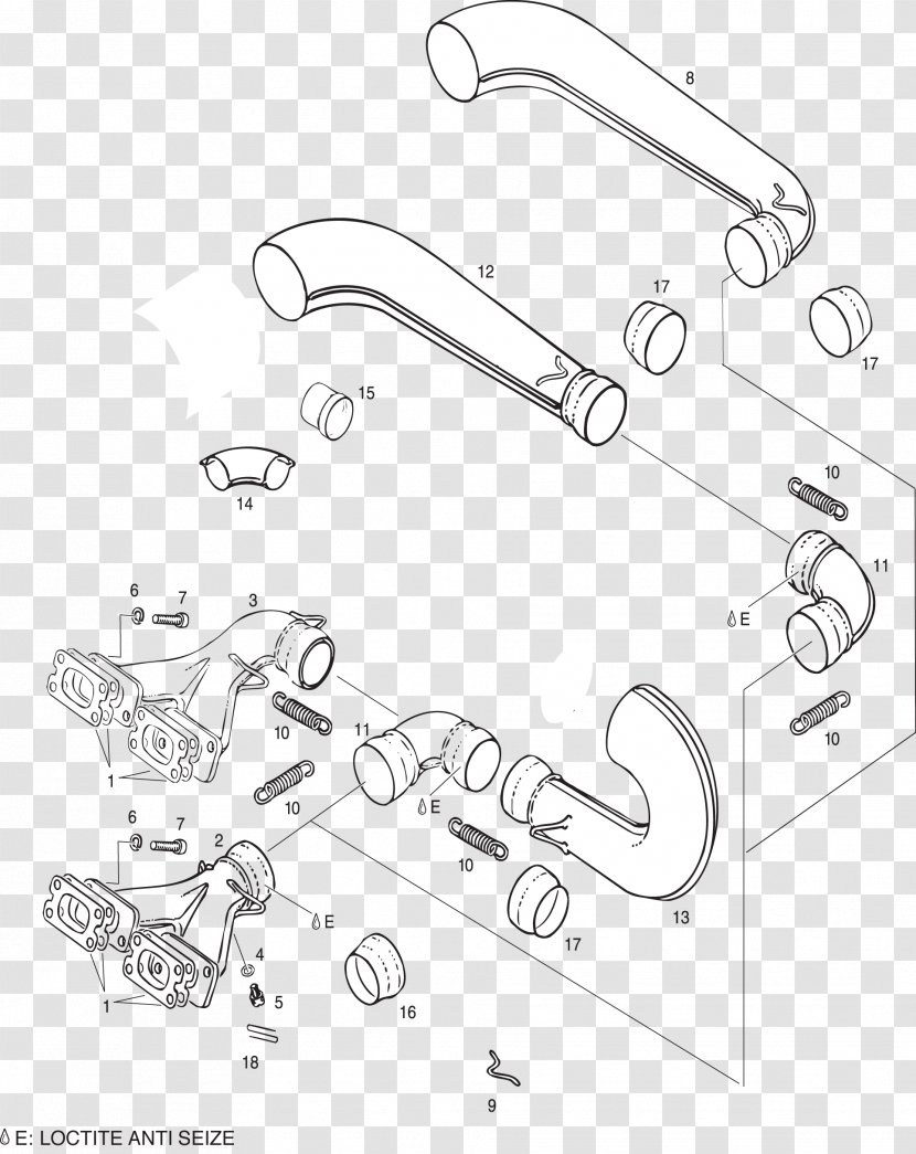Car Exhaust System Rotax 503 BRP-Rotax GmbH & Co. KG Engine - 532 Transparent PNG