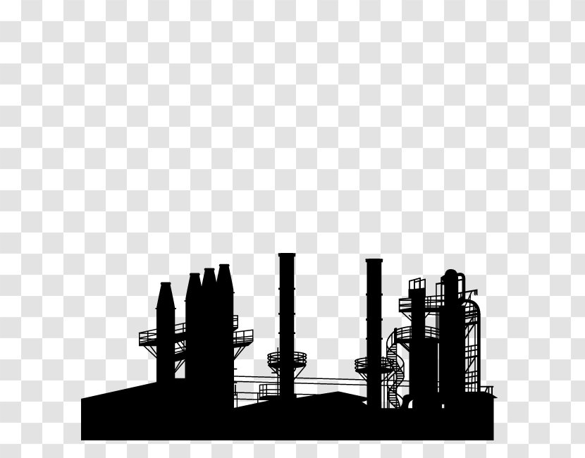 Industry Factory Heavy Machinery - Black And White - Bulldozer Transparent PNG