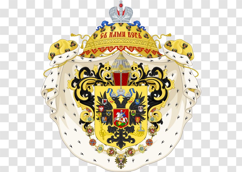 Russian Empire Coat Of Arms Poland Partitions Congress - Eagle Transparent PNG
