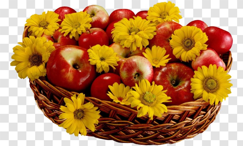 Image Download Clip Art Desktop Wallpaper - Natural Foods - Apple Basket Transparent PNG