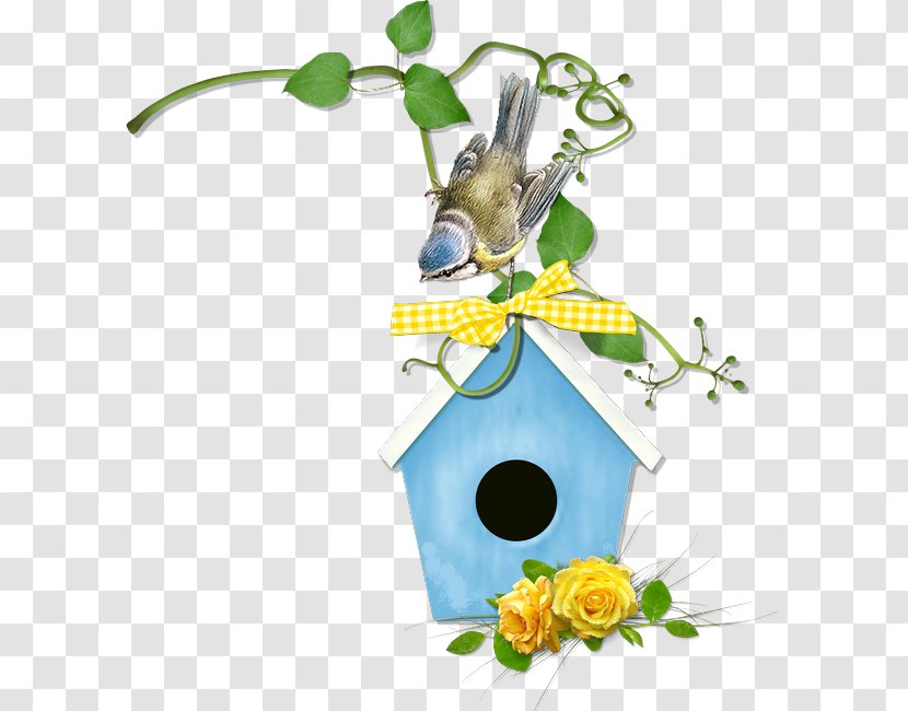 Bird Nest Box Digital Scrapbooking - Plant - Sky Blue House Transparent PNG