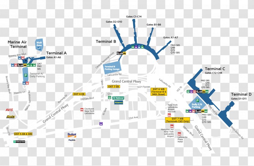 Airport Bus Orlando International Terminal B The LGA Limo Company - Gate Transparent PNG