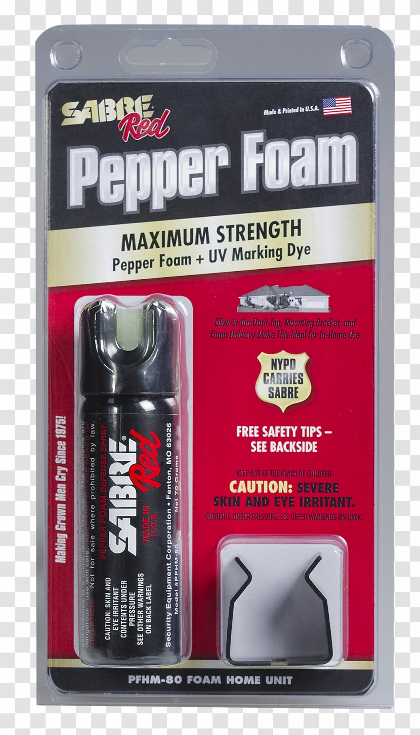 Pepper Spray Self-defense Aerosol Peppers Sabre - Sig Sauer 200 Str Transparent PNG