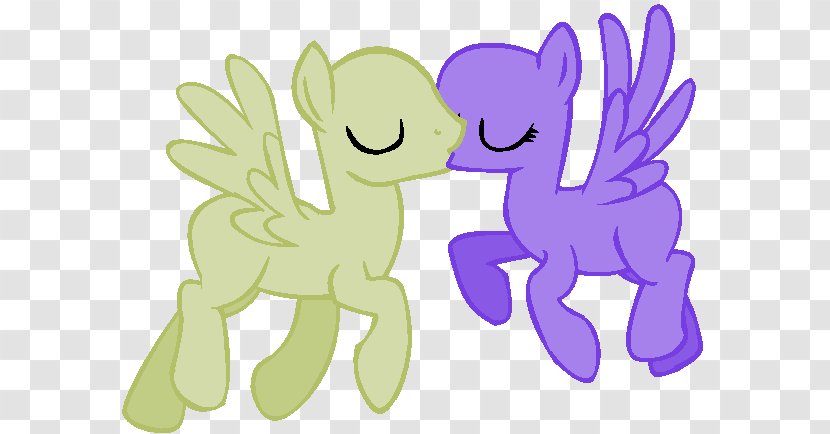 My Little Pony Kiss DeviantArt - Watercolor - Flying Transparent PNG