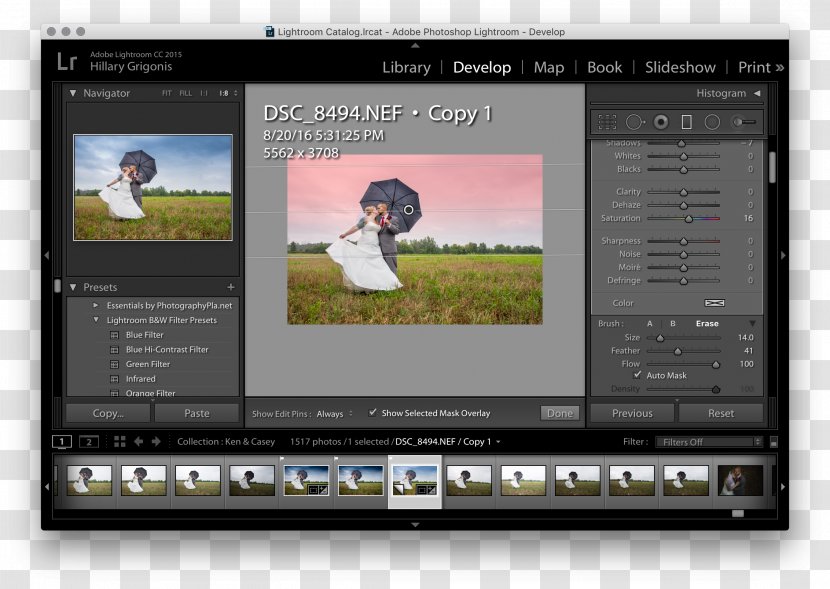 Adobe Lightroom Computer Software Graduated Neutral-density Filter Photographic - Plugin - Fujifilm Transparent PNG