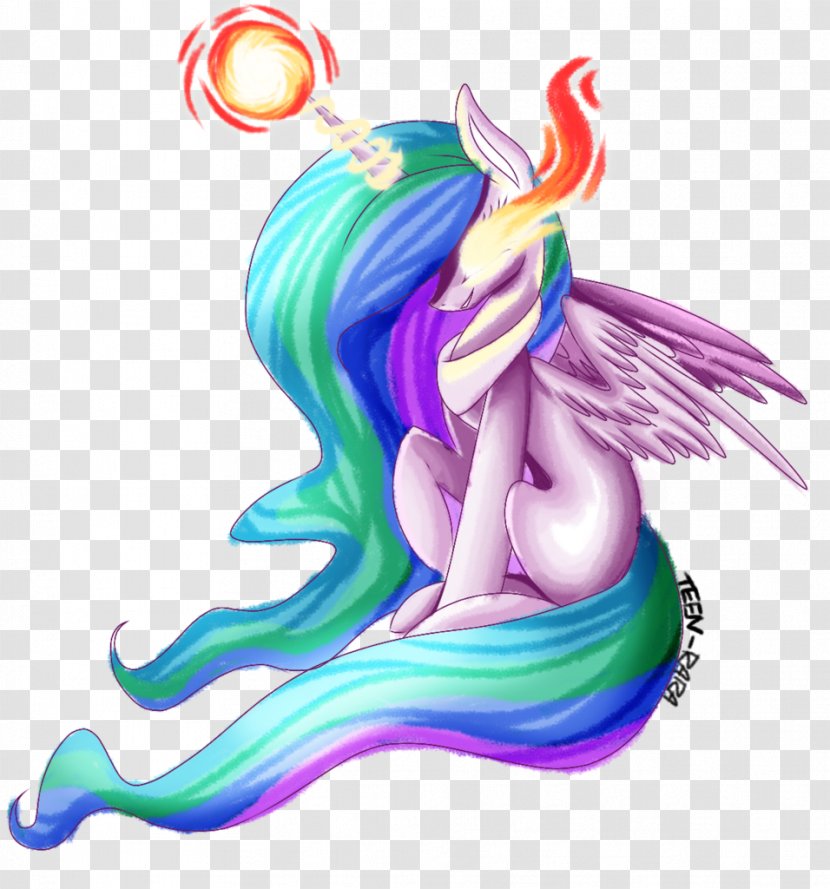 Princess Celestia Rarity Equestria Daily Fluttershy Pony - The Embrace Transparent PNG