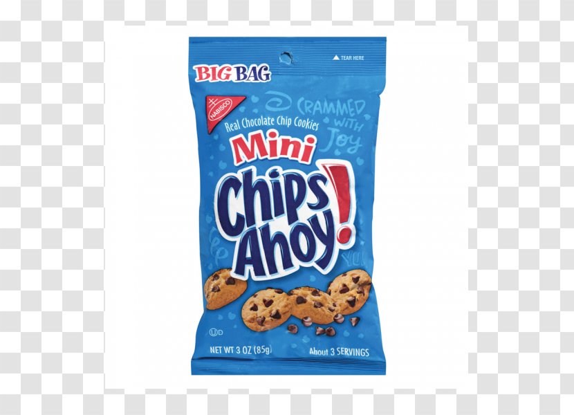 Chocolate Chip Cookie Reese's Peanut Butter Cups Chips Ahoy! Biscuits - Ahoy Transparent PNG