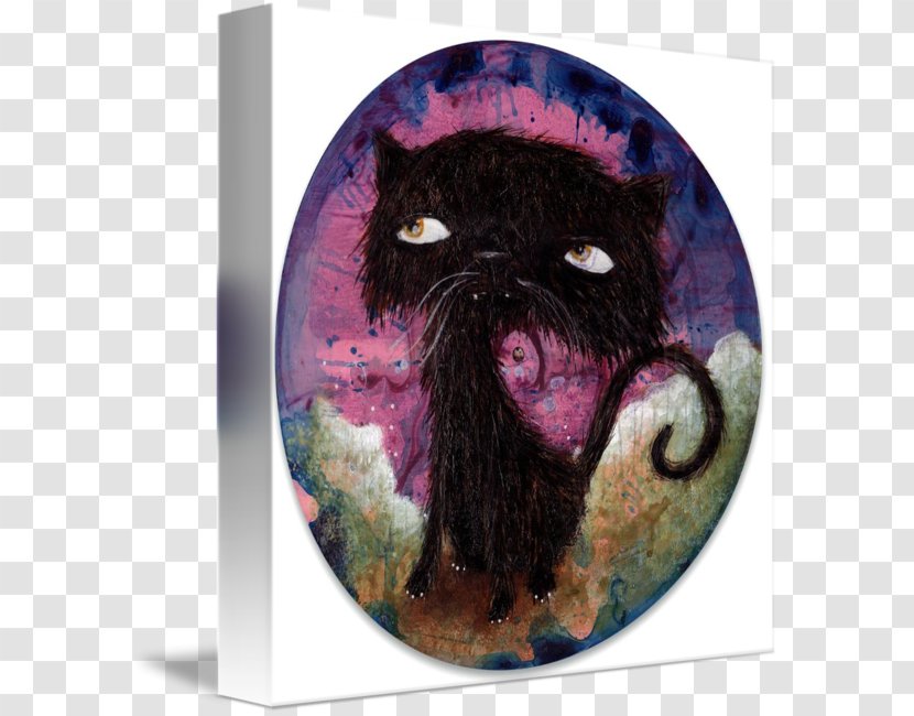 Whiskers Cat Snout - Purple Transparent PNG