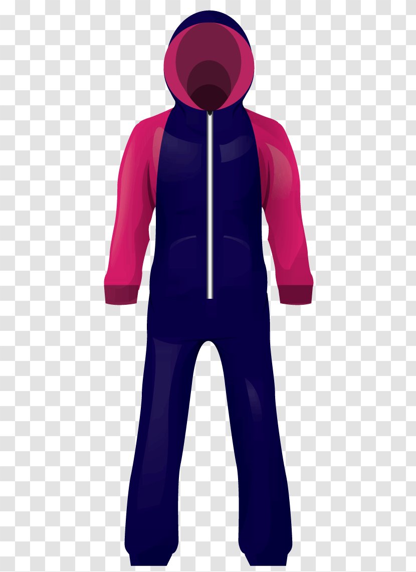 Hoodie Tracksuit Onesie Bluza - Zipper Transparent PNG