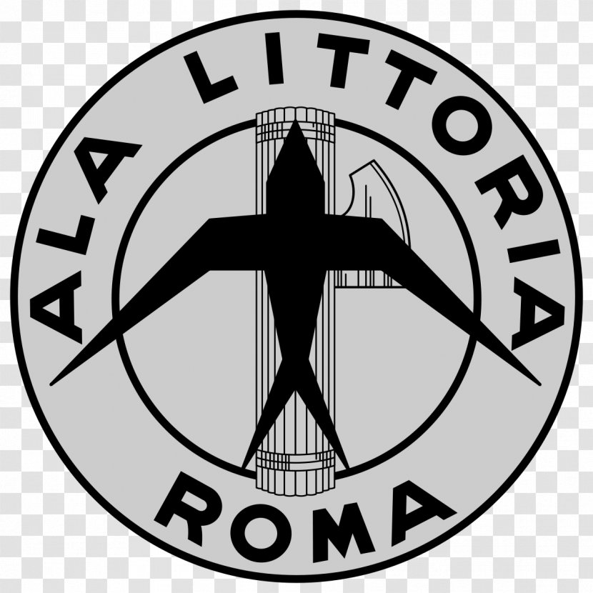 Latina Ala Littoria Roma Airline Fascism - Mussolini Transparent PNG