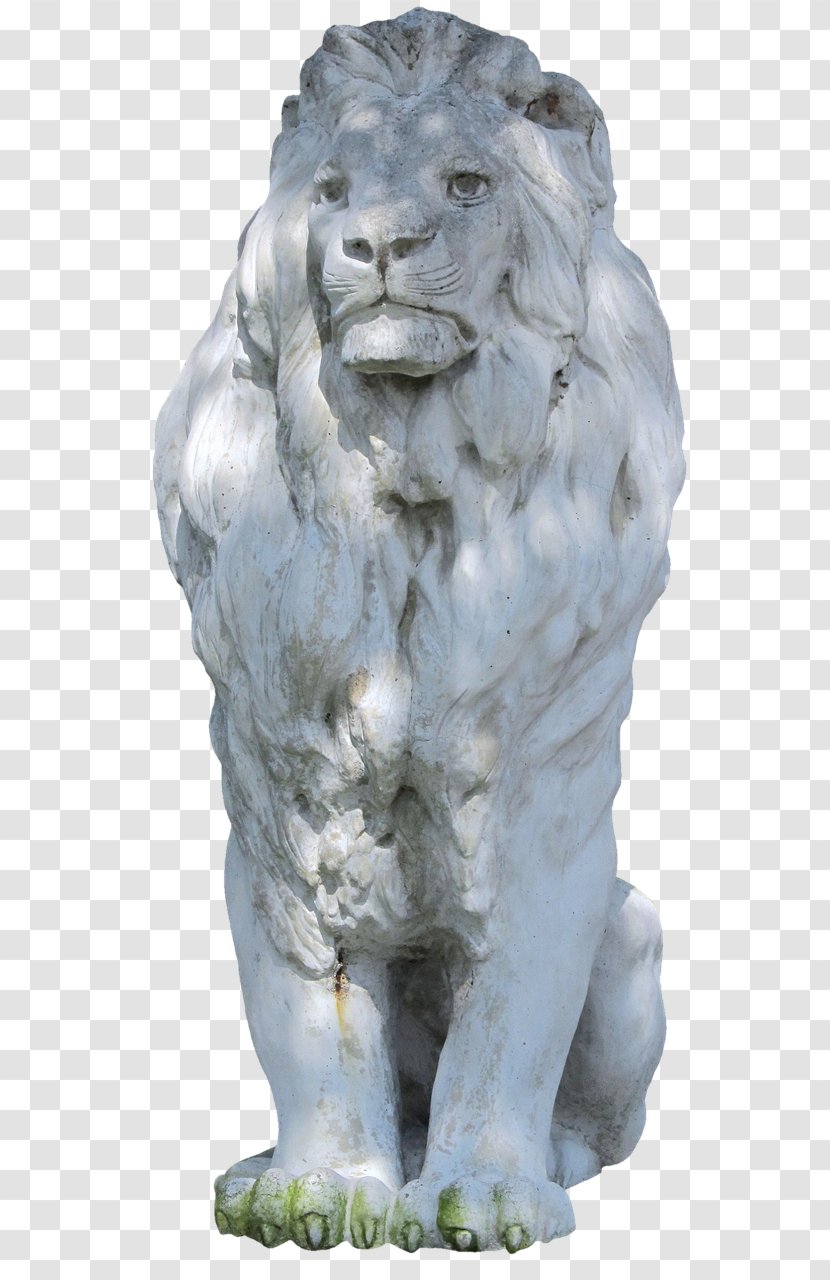 Lion Stone Sculpture Statue Carving - Art Transparent PNG