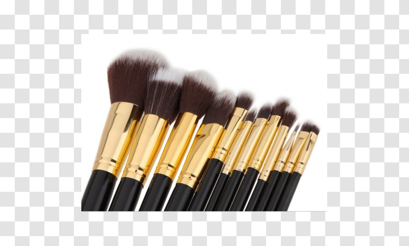 Makeup Brush Cosmetics Human Hair Color - Brand - Material Transparent PNG
