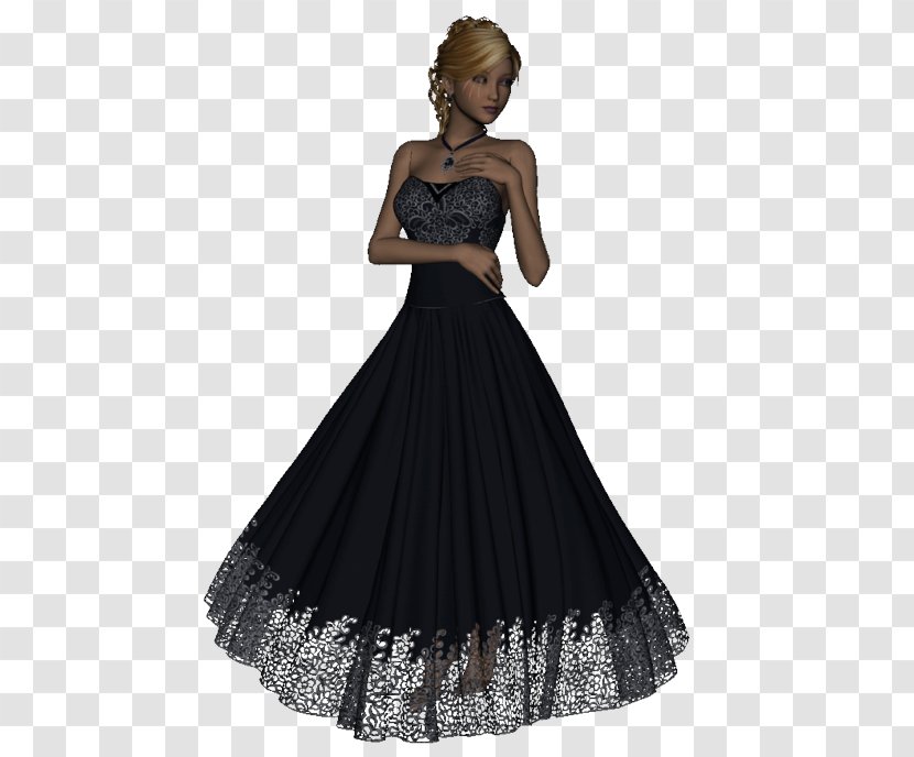 Little Black Dress Gown Shoulder Litex šaty Dámské S Křidélkovým Rukávem. 90304901 černá M - Oliva Transparent PNG
