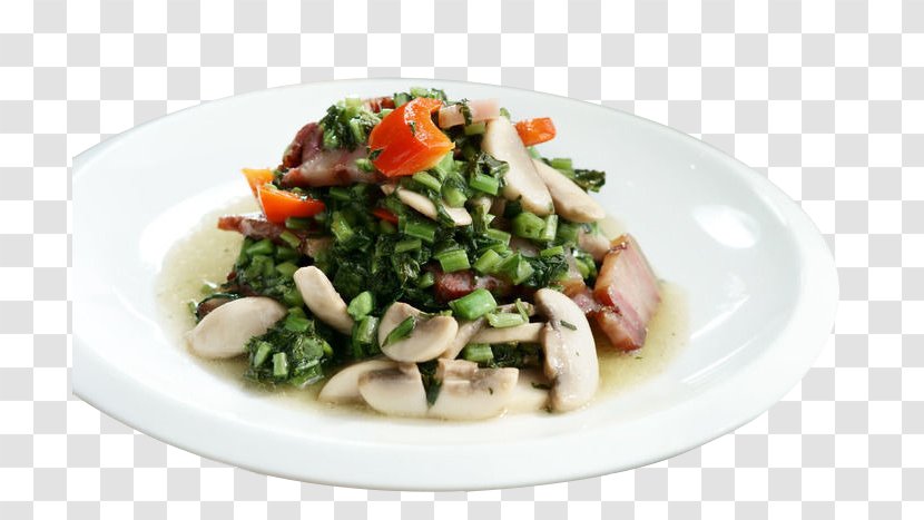 Vegetarian Cuisine Pepper Steak Menma Curing Stir Frying - Pickled Mushrooms Fried Bacon Transparent PNG