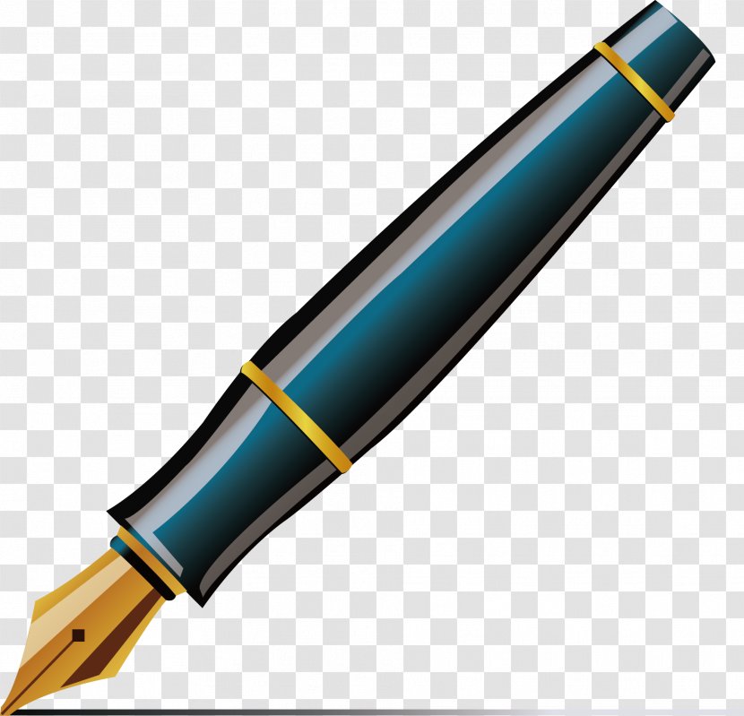 Fountain Pen Ballpoint Quill Clip Art - Drawing - Vector Transparent PNG