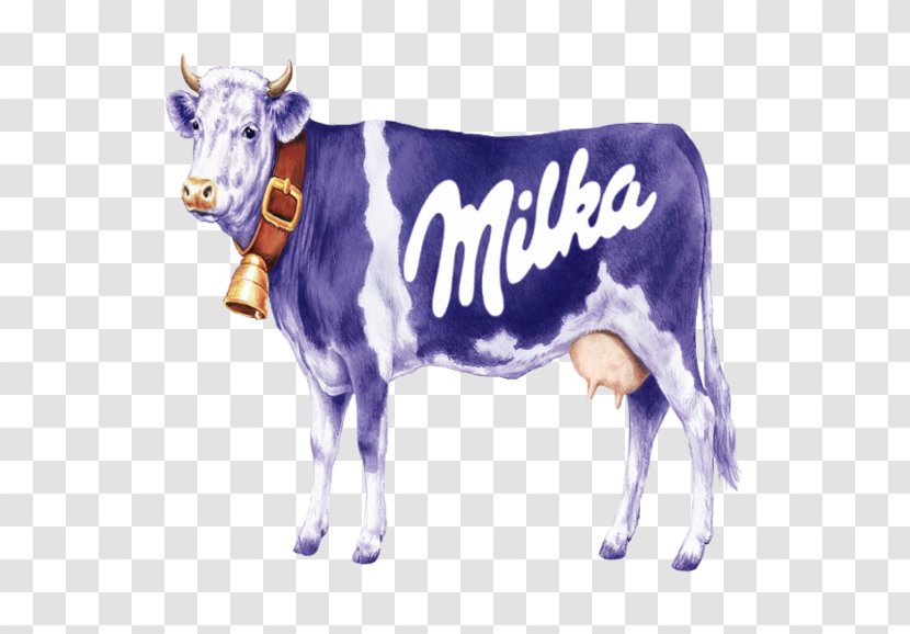 Dairy Cattle Milka Cow Taurine - Kraft Foods - Milk Transparent PNG
