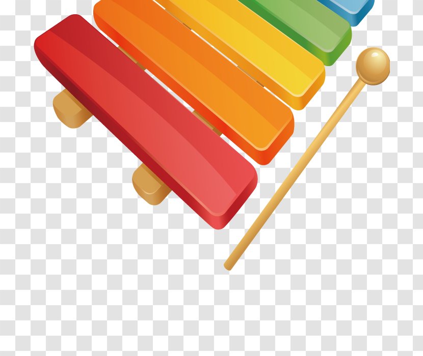 Xylophone Musical Instrument Clip Art - Flower - Vector Color Ladder Transparent PNG
