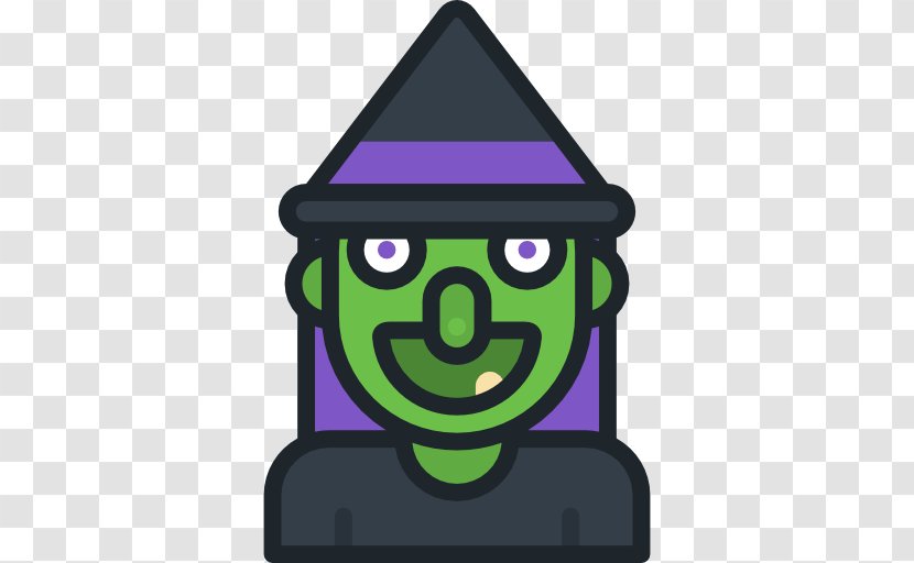 Green Clip Art - Witch Icon Transparent PNG