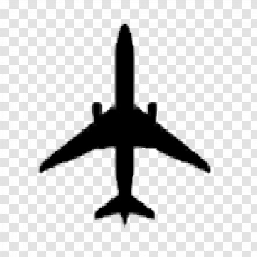 Airplane Boeing 737 Silhouette Clip Art - Wing - Plane Transparent PNG