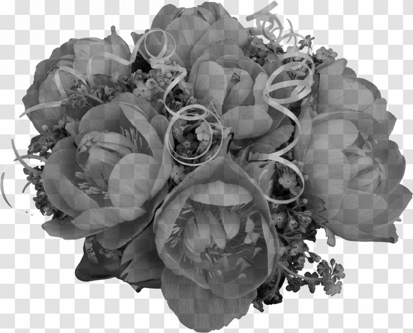 Garden Roses Flower Bouquet Cut Flowers Gift - White Transparent PNG