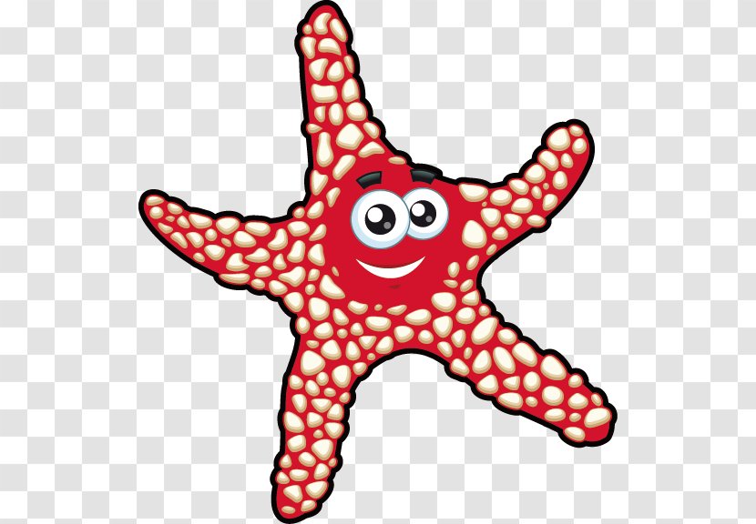 Letter Alphabet Sea - Cartoon Starfish Transparent PNG