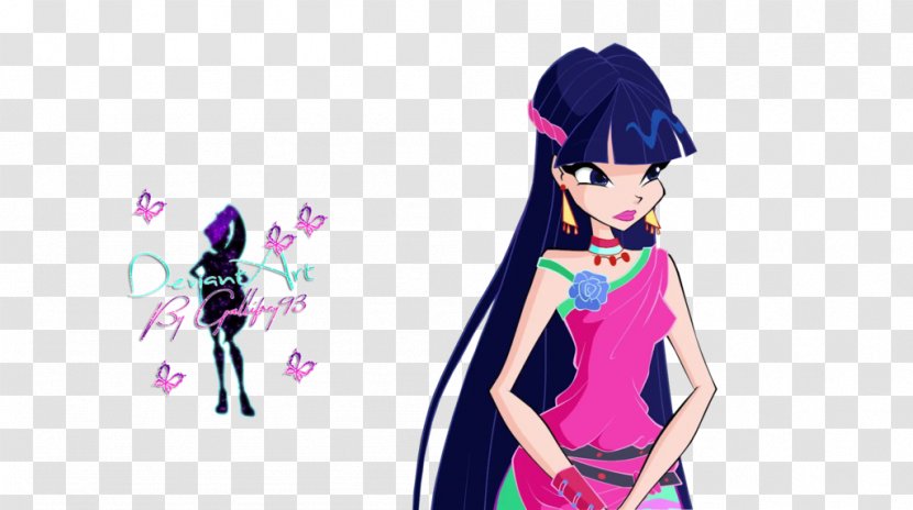 Musa Roxy Stella Drawing Fan Art - Heart - Winx Club Transparent PNG