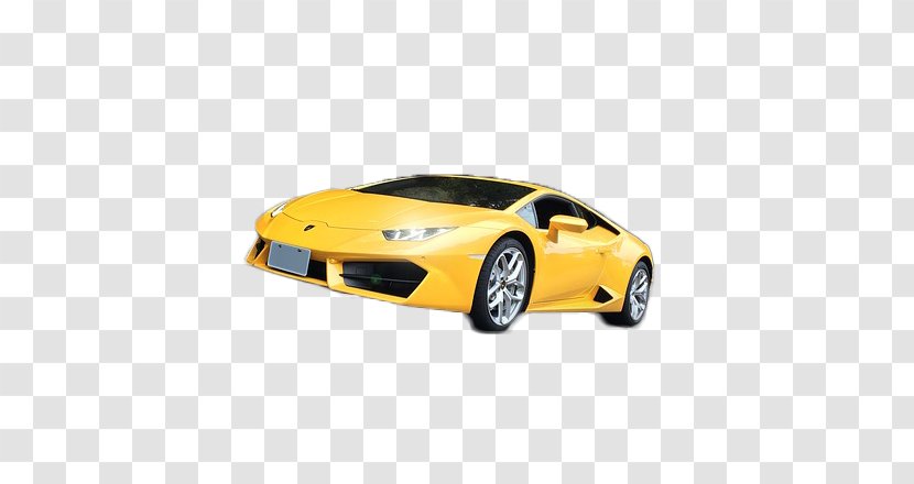 Lamborghini Gallardo Aventador Sports Car - Yellow Transparent PNG