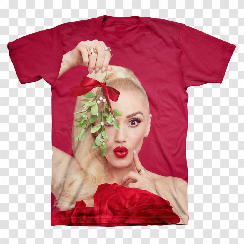 Gwen Stefani's You Make It Feel Like Christmas Album Eve - T Shirt - Stefan Salvatore Transparent PNG