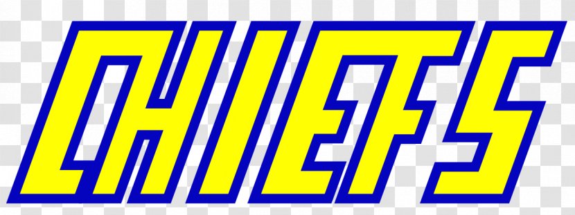 Logo Ice Hockey Laval Chiefs Kansas City Spokane - Blue - Yellow Transparent PNG