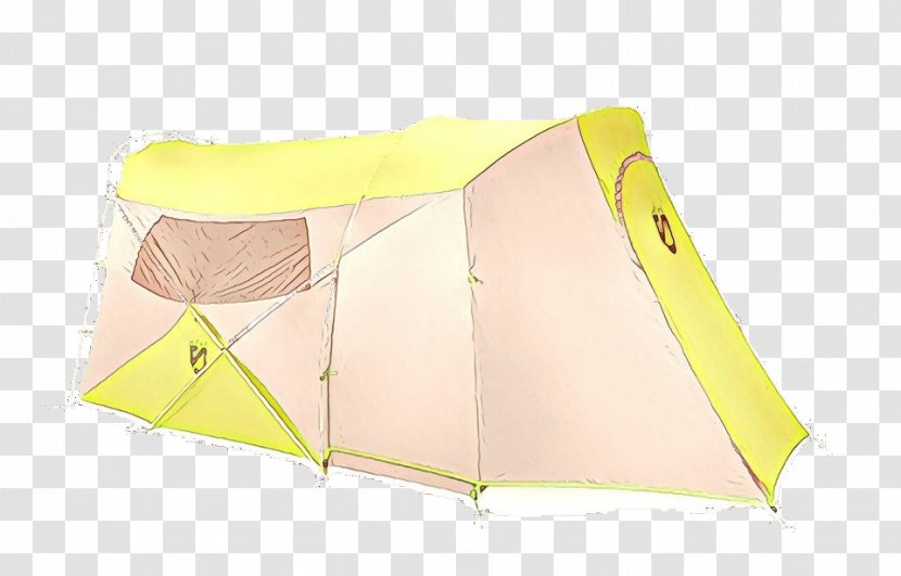 Tent Cartoon - Yellow Transparent PNG