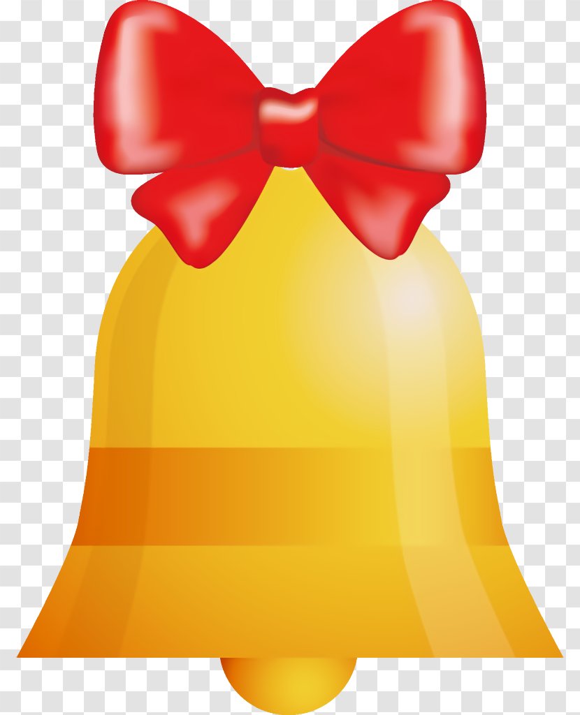 Jingle Bells Christmas - Yellow - Bow Tie Red Transparent PNG