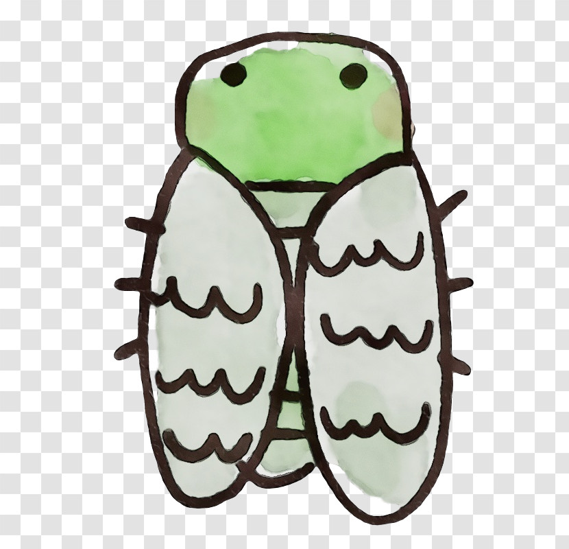 Green Cartoon Insect Sea Turtle Transparent PNG