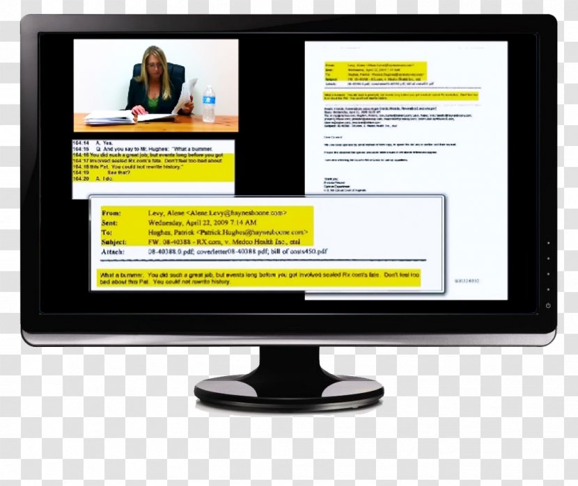Computer Monitors Display Device Deposition Dell Lawyer - Output - Presentation Transparent PNG