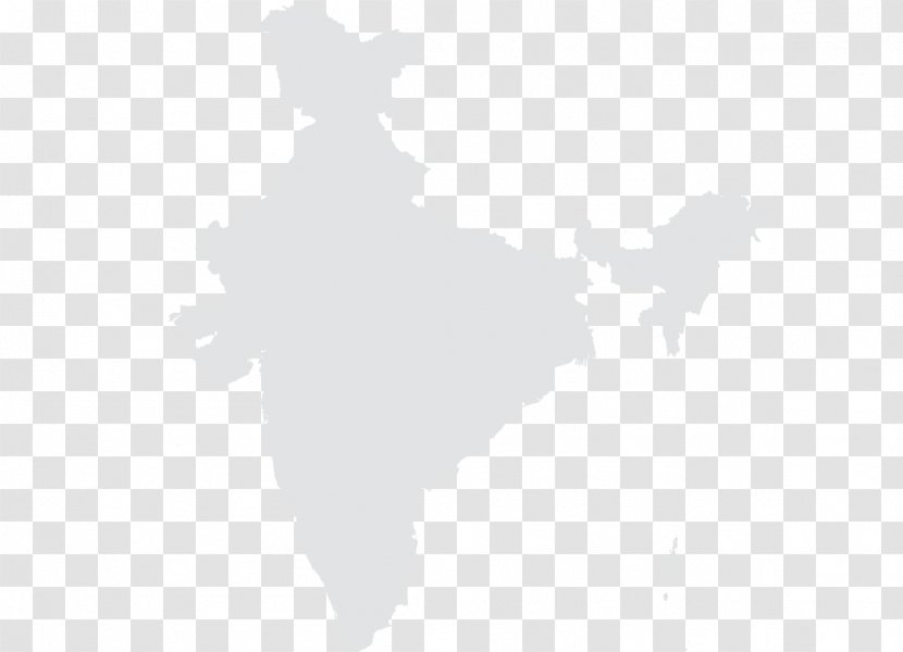 Maps Of India Font Silhouette H&M - White - Map Transparent PNG