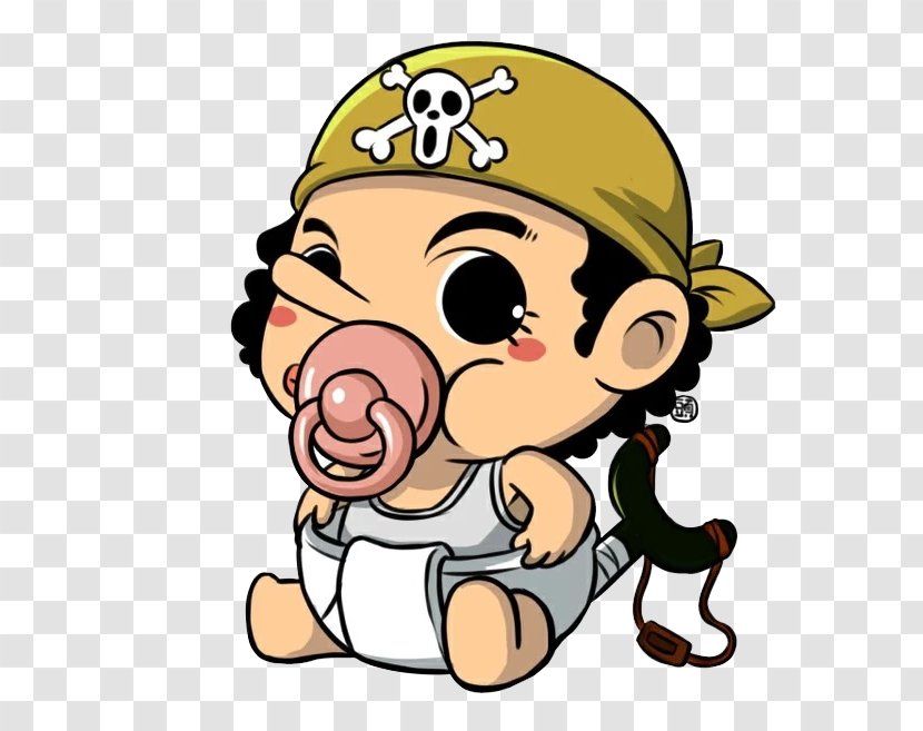 Monkey D. Luffy Nami Franky Usopp Nico Robin - Frame - Pirate Baby Sitting Transparent PNG