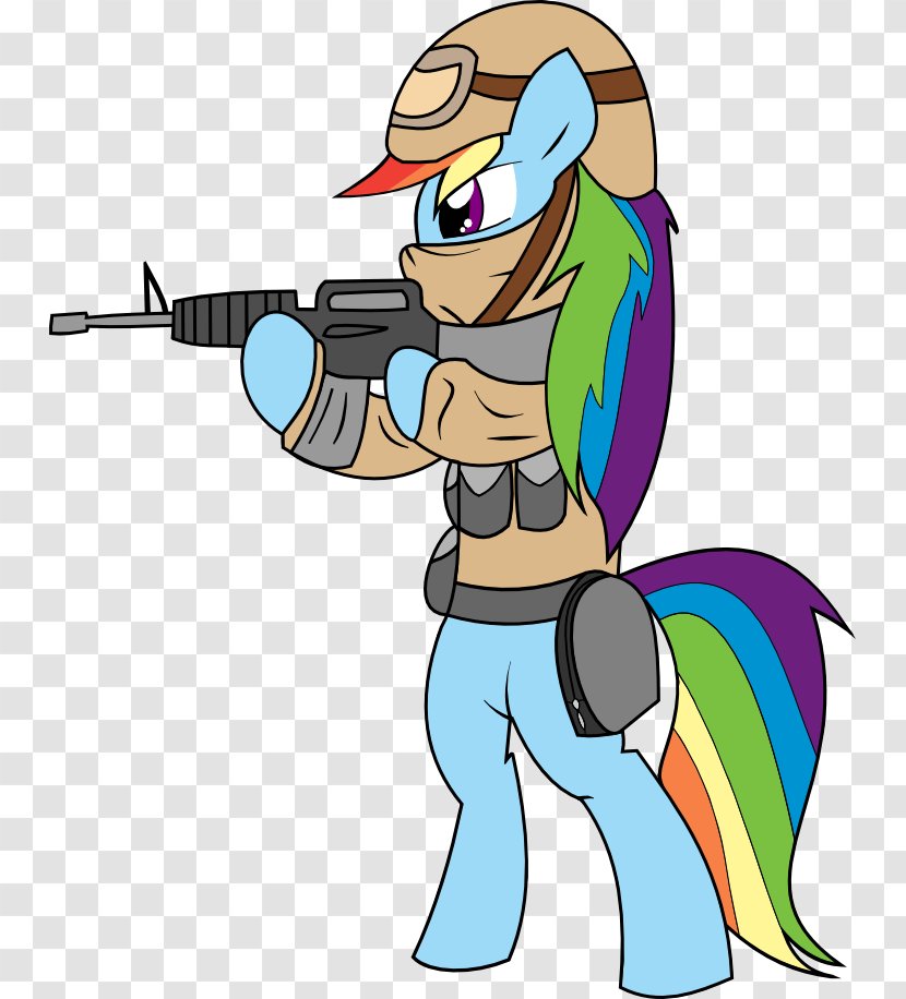 Pony Rainbow Dash Clip Art Image Military - Mythical Creature - Thug Life Members Transparent PNG
