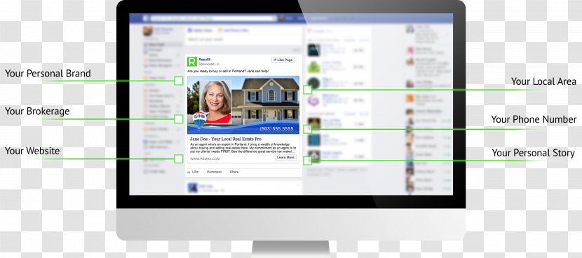 Real Estate Advertising Agent Marketing Computer Program - Idea - Ads Transparent PNG