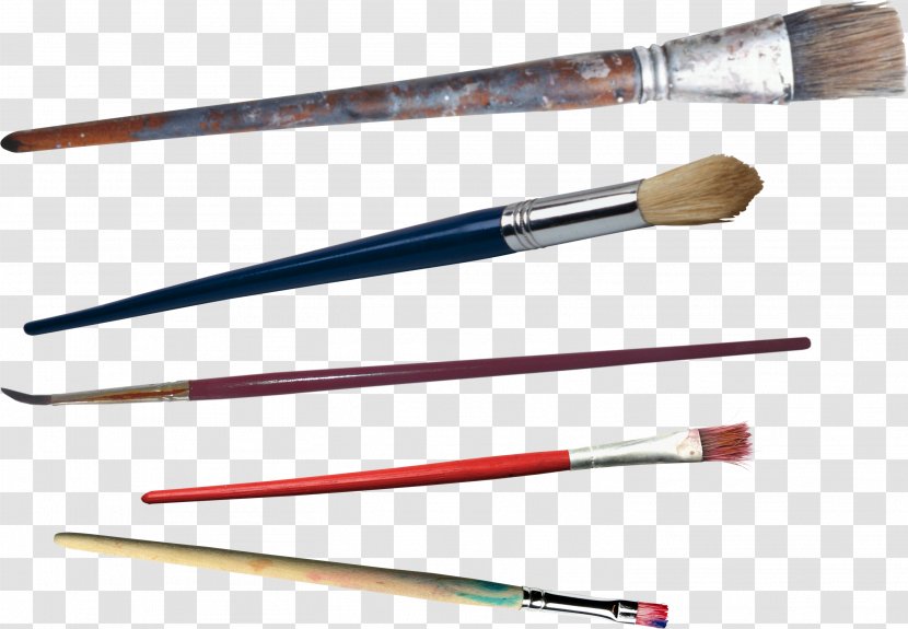 Brush Oil Painting - Makeup Brushes Transparent PNG