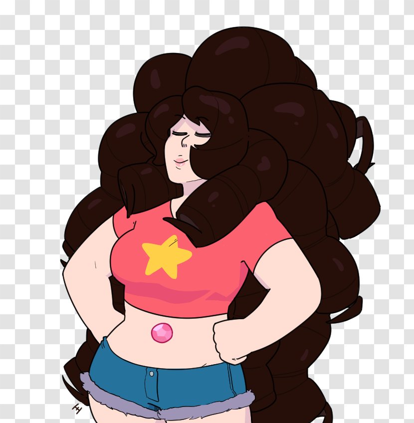 Stevonnie Rose Quartz Fan Art Character Crossover - Cartoon - Frame Transparent PNG