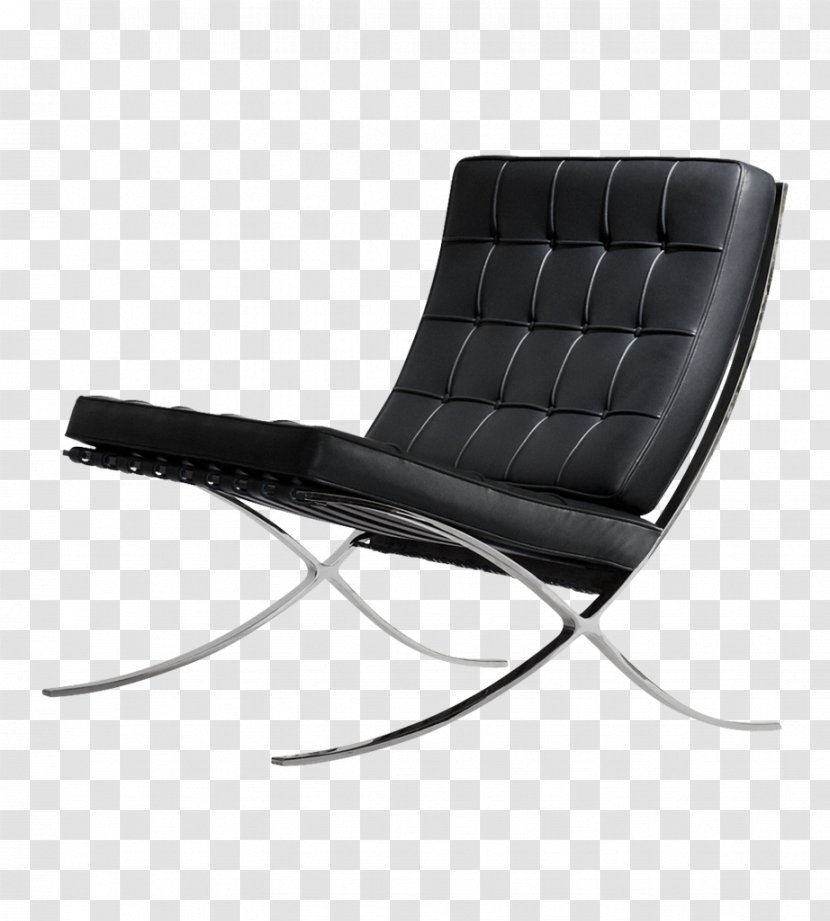 Barcelona Chair Brno Chaise Longue Knoll - Chauffeuse Transparent PNG