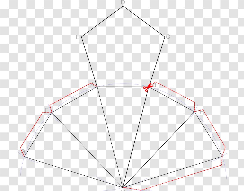 Triangle Point - Symmetry - Design Transparent PNG