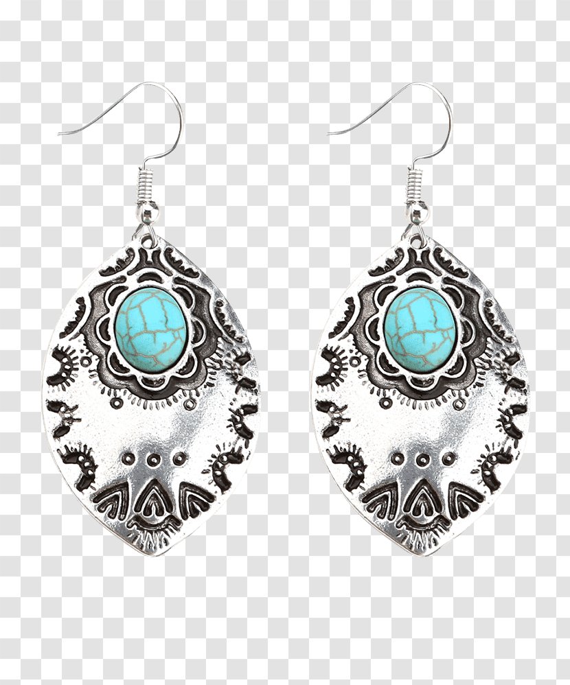Earring Turquoise Jewellery Necklace Bohemianism - Brooch Transparent PNG