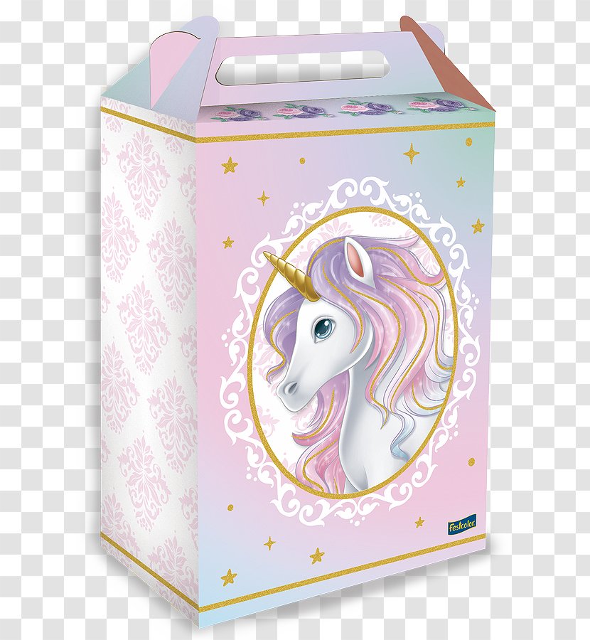 Plastic Bag Party Festcolor Caixa Surpresa Unicorn - Birthday Transparent PNG