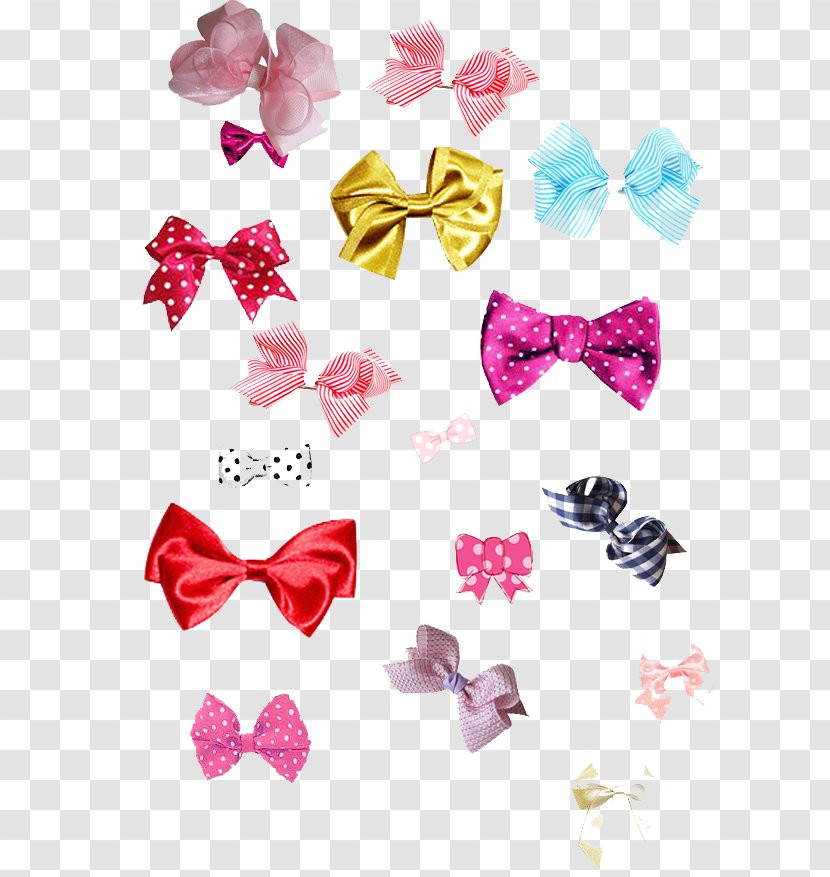 Illustration - Magenta - All Kinds Of Bows Transparent PNG