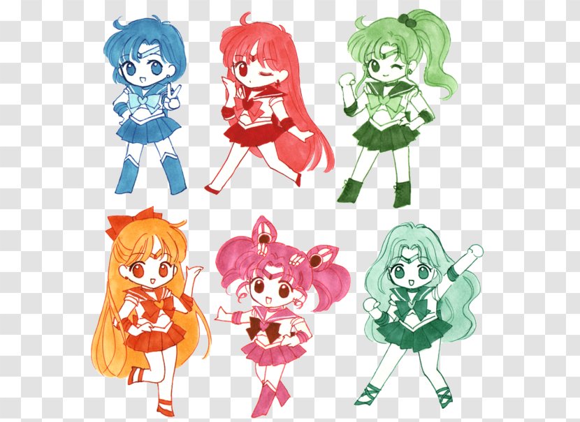 Chibiusa Bishoujo Senshi Sailor Moon: Another Story Jupiter Venus - Watercolor - Moon Transparent PNG