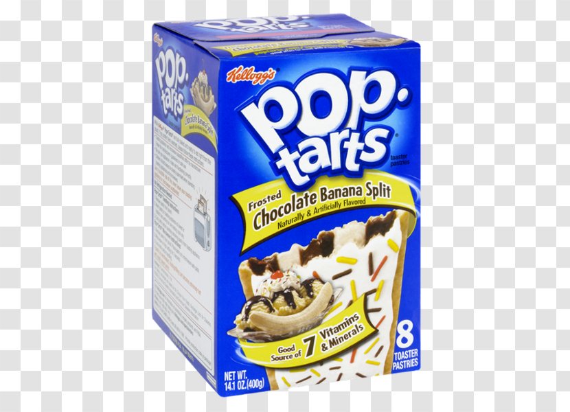 Toaster Pastry S'more Kellogg's Pop-Tarts Frosted Chocolate Fudge Chip Cookie - Snack Transparent PNG