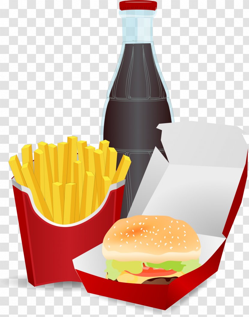 Junk Food Fast Hamburger French Fries Hot Dog - Menu Transparent PNG