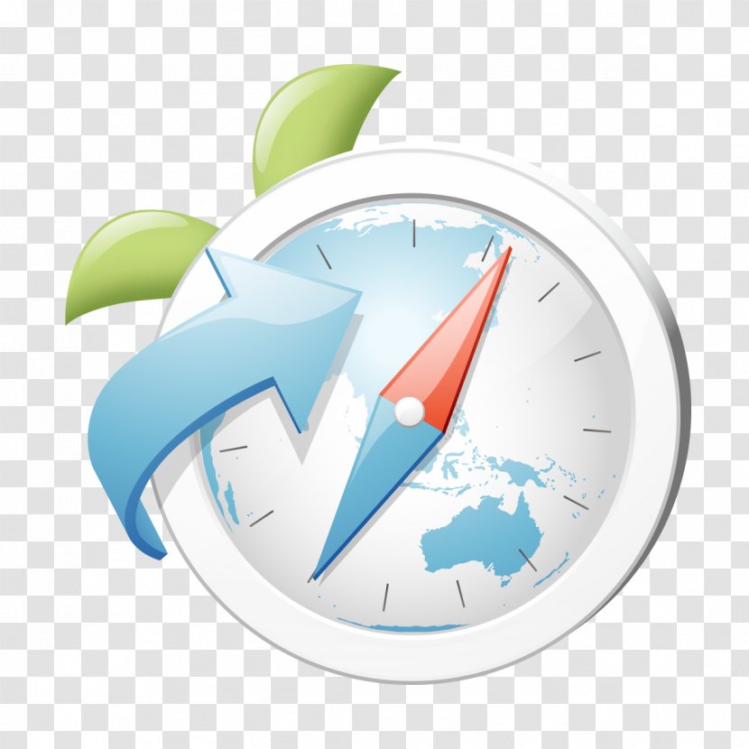 Download Icon - Technology - Earth Compass Decoration Transparent PNG