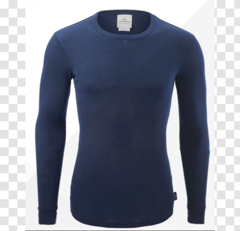 T-shirt Sleeve Blue Jacket Reebok - Active Shirt Transparent PNG